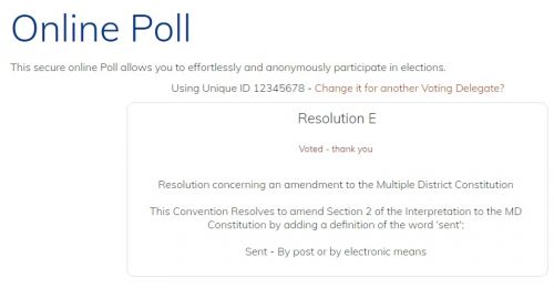 Online Poll MD confirmed